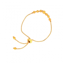 22K Yellow Gold adjustable Bracelet